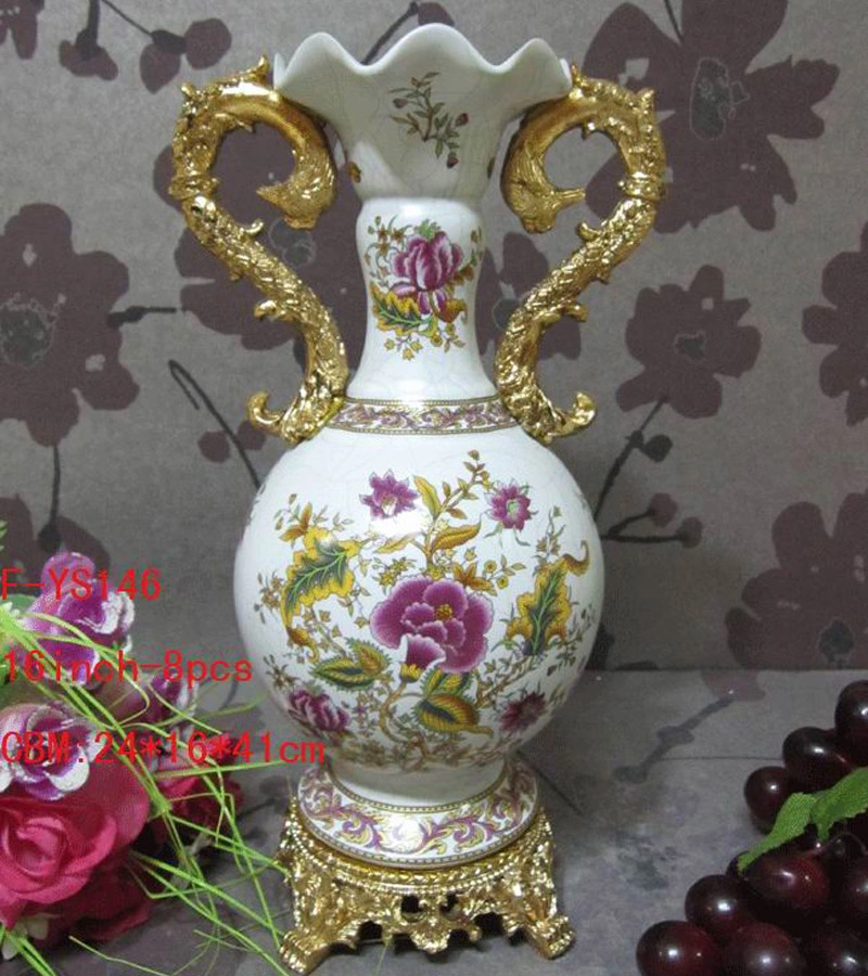 Wholesale Ceramic Cans, European Home Furnishings, Pastoral Vase Decoration Jar