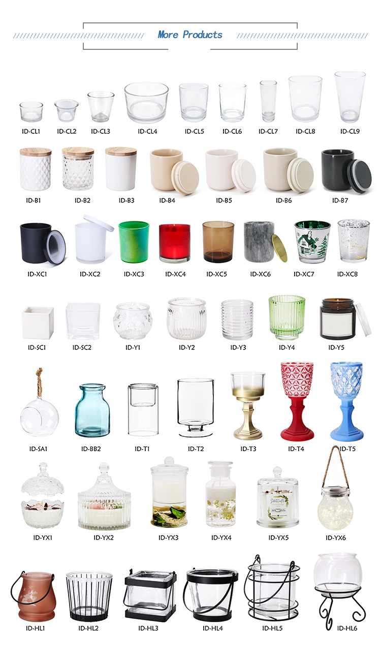 High End Customization Wholesale Best Modern Design Natural Ceramic Candle Jar for Candle Making